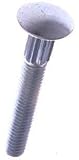 Belgrade Parts & Service, Inc. Heavy Duty Ribbed Neck Carriage Bolts 1/4-20 x 1/2' / Steel/Grade 2 Zinc