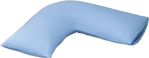 vingardium leviosa VL V Pillow with Pillowcase – Orthopedic V Shaped Pillows for Adults, Triangle Pillow for Neck, Back & Maternity Support (Duck Egg, v pillow with case) — image 1
