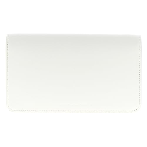 MARC JACOBS Women's The Longshot Chain Wallet, White, White, Einheitsgröße2