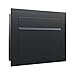 SORA - Modern Built-in Black Mailbox