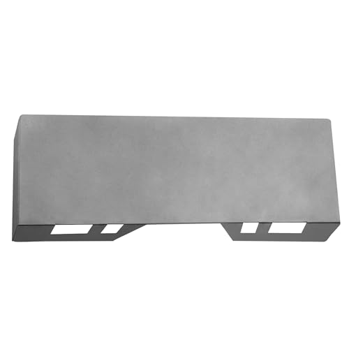 ECOTRIC 3/8 Skid Steer Attachment Plate Quick Attach Mount Plate Compatible with Bobcat Kubota Skid Steers and Tractors Steel