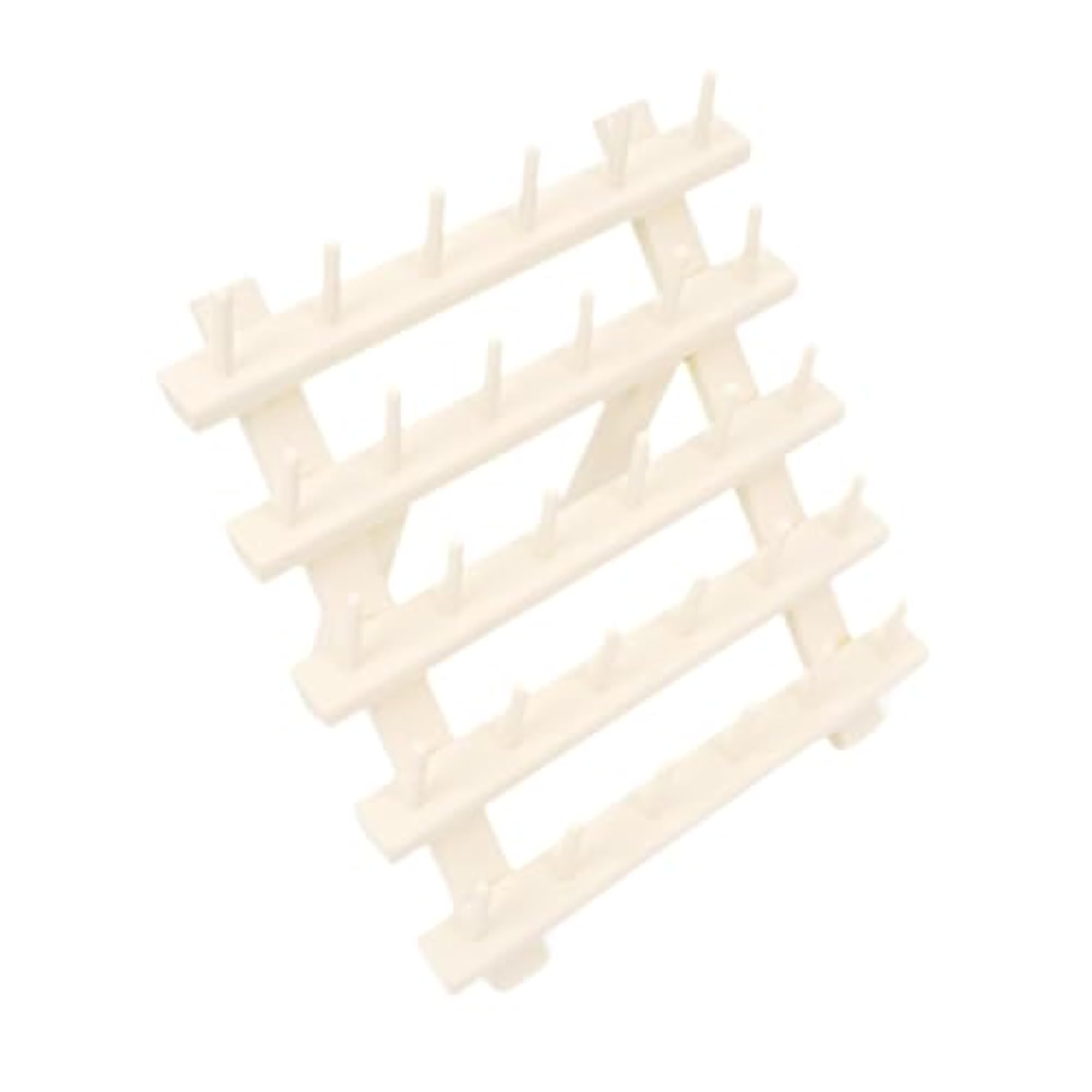 Wooden Thread Holder for 30 Spools, Sewing Thread Rack