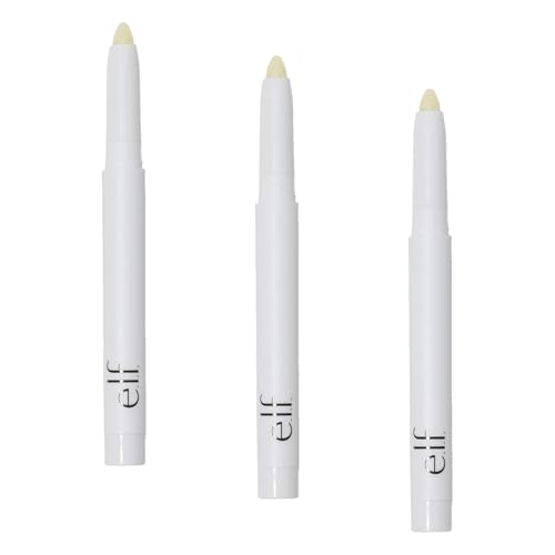 e.l.f. Shape & Stay Brow Pencil Universal Formula, 0.04 oz. Clear (Pack of 3)