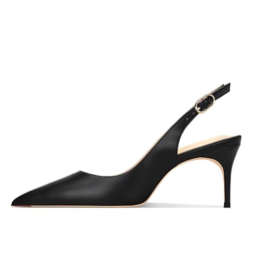 Escarpin de soirée haut de gamme nude or noir à talon aiguille vertigineux