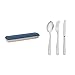 Price comparison product image Tramontina 4 Pcs. Stainless Steel Travel Cutlery Set (Blue)