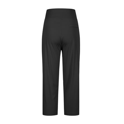 Women's Pants with Pockets 7/8 High Waisted Stretch Ankle Pants Casual Straight Leg Travel Athletic Work Trousers4