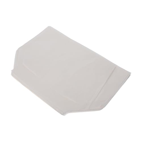 Abaodam Fundas Desechables para Asiento de Inodoro de Madera Papel Soluble y Biodegradable Paquete de 200 Unidades Color Beige Ideales para Viajes y Baños Públicos