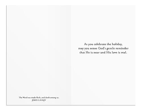 God's Peace to You This Christmas - Inspirational Christmas Dove Cards - 18 Boxed Cards and Envelopes, KJV - Image 4