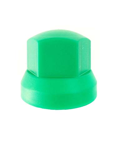 Matel Service Lot de 10 cache-écrous de roue - Vert - Diamètre : 32 mm Cover