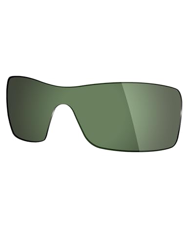Mryok Polarized Replacement Lenses Compatible with Oakley Batwolf OO9101 Sunglasses, HD Polarized, UV Protection, Impact Resistant & Perfectly Fit - Grey Green