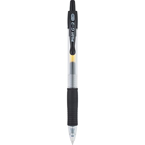 PILOT G2 Premium Retractable Rolling Ball Black Gel Pens, .38mm, 5-Pack - image 3