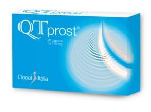 QTPROST 20 CAPSULE Integratore per la prostata con Serenoa, quercetina, tè verde e licopene.