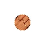 CONRAN KREMIX Waterproof Gold Stackable Rings for Women Non Tarnish,Dainty 14K Gold Plated Thin Thumb Ring Set Trendy Minimalist Rings for Women Size7