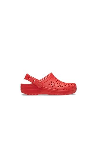 Crocs Classic Floral Cut Out Clog T sabot mixte enfant leger avec motif fleur
