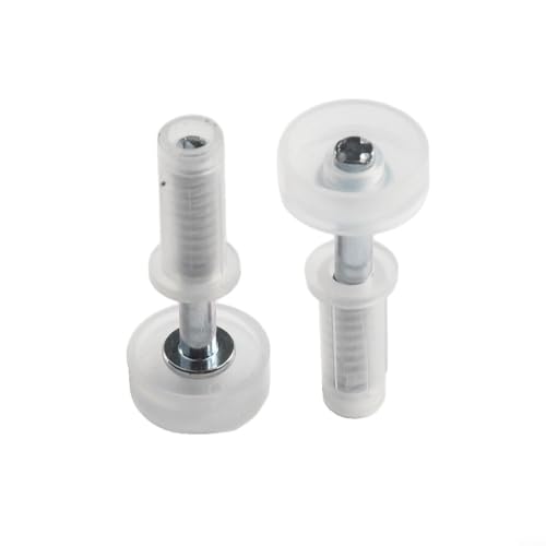 Rueda guía superior para puerta bifold, paquete de 8 piezas para reemplazo de herrajes para puertas de clóset, diseño con resorte, materiales nylon y metal, compatible con paneles de 1 a 1-3/8 pulgadas de grosor miniatura 6