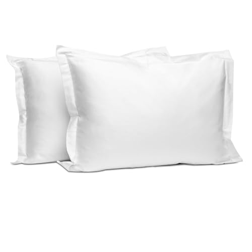 Pizuna Pure 100% Cotton Pillow Shams Queen Size Set of