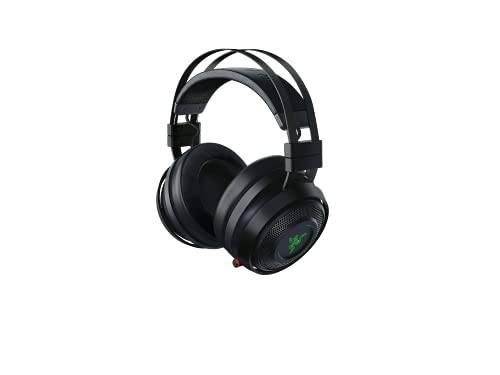 Razer Nari Ultimate Auriculares Inalámbricos Tecnología HyperSense, THX Spatial Audio, Almohadillas con Gel de enfriamiento, Auriculares Gaming compatibles con PC, PS4, Switch y Dispositivos móviles