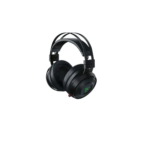 Razer Nari Ultimate – Wireless Gaming Headset (Kabellose HyperSense Kopfhörer, Ohrpolster mit Kältegel, THX Spatial Audio & RGB Chroma Beleuchtung für PC, Xbox One, PS & Switch) Schwarz