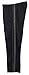 Gioberti Boys Track Jogger Athletic Pants - with Zip Bottom, Black/Charcoal, Size 12