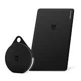 Pebblebee Tracker Clip Universal & Pebblebee Tracker Card - Rechargeable Tracking Devices - Alternative to Air Tag & Android Tracker Tags - Works with Both Android & iOS Find My Apps