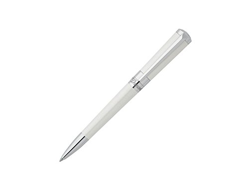 Stylo à bille S.T. Dupont Liberté blanc nacré haut de gamme en laque française