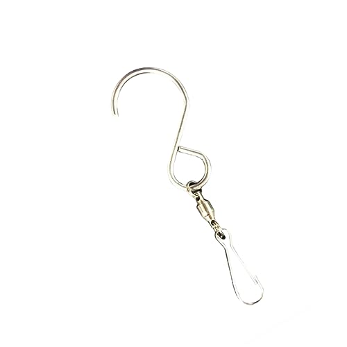 VILLFUL 10 Pack Swivel Hooks Hooks Utility Hooks Indoor House Plants Rotary Hooks Peg Hooks Display Hooks Windsock S Hooks Winds Chimes Hanging Hooks Hook for Hanging Indoor Plant