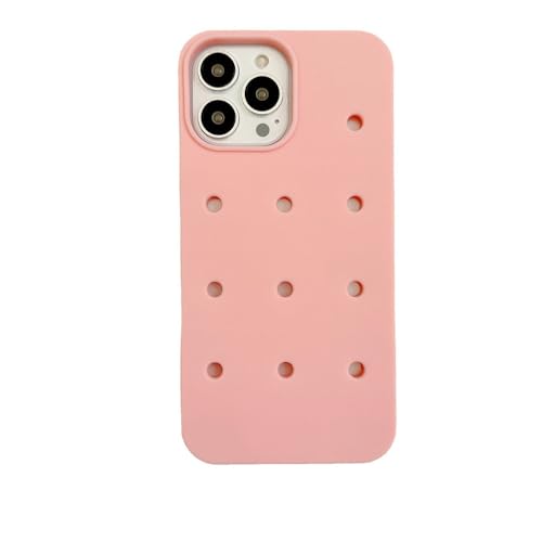 Coque antichoc rose pour iPhone 15 Plus finie la surchauffe avec la housse à trou