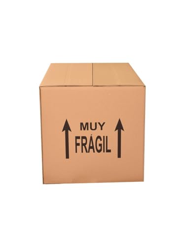 Jardin202   Caja de Cartón para Mudanza y Almacenaje | DOBLE Canal Reforzado Ultra Resistente | Reutilizables y Robusta | 60x40x40cm (Unidad)