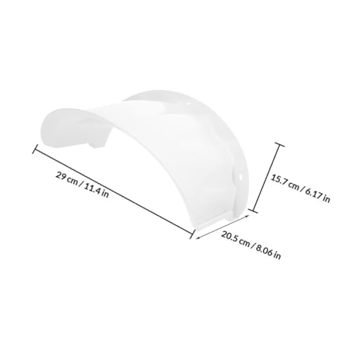 Cubierta para Cámara Exterior Kisangel de Plástico Abs con Parasol de Techo Kit de 3 Piezas 2