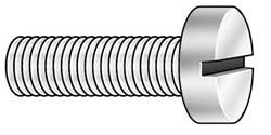 #8-32 x 3/4" Fillister Head Slotted Machine Screw, 100 pk.