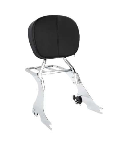 Coussin de dossier moto bas Sportster contre le mal de dos passager kit sissy bar inclus