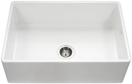 Houzer PTG-4300 WH Platus 33 Inch Farmhouse Sink