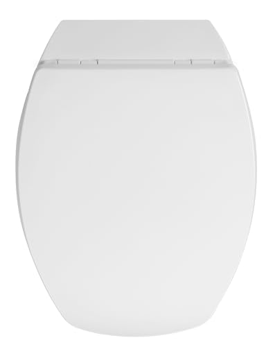 ALLIBERT 819876 Baccara 2 Abattant WC, Blanc Brillant, 36.7cm x 5.1cm x 48cm