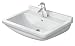 Produktbild Duravit Waschtisch Starck 3 | 030060000 | Zeitloses Waschbecken in Weiß | Waschtisch 60 x 45 cm zur Wandmontage | WonderGliss Beschichtung | Mit Überlauf und Hahnloch | Klassischer Stil | 04829 3