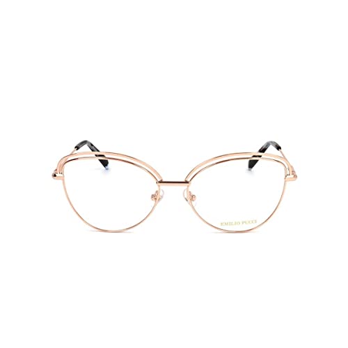 Monture lunettes femme Emilio Pucci EP5170 luxe or rose