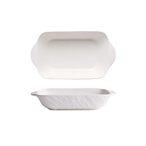 Utensilios para horno y microondas como el plato para cenar rectangular de cerámica 2