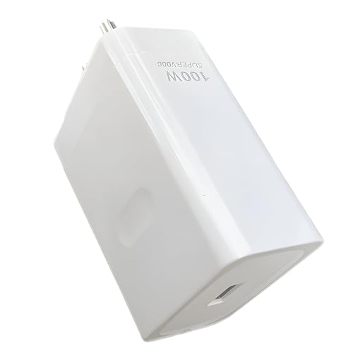 Image of 100W Supervooc USB Type C Charger for Oneplus 12 /12R | 11 /11R | 10 Pro /10T /10R /10 | 9 Pro /9RT /9 /8 /7 | Nord Ce 4 /Ce 3 /Ce2 /Ce 2 Lite /Ce 3 Lite /Nord 4 /3 /2 /2T 5G, 100 w USBC Fast Charging Adapter, White