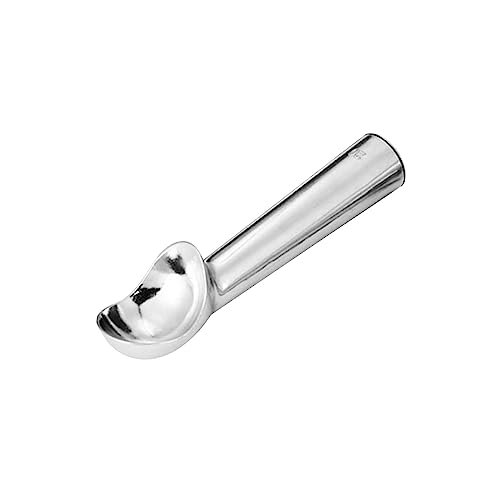 Gazechimp Ice Cream Scoop Professional Modern Liquid Filled Heat Conductive Handle Durable Nonstick for Dessert Shop Cafe Kitchen Mashed Potatoes, Silver