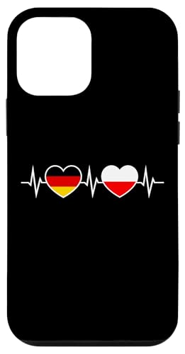 Germany And Poland Heartbeat German Pole Polish Two Hearts �X�}�z�P�[�X iPhone 12 mini �p
