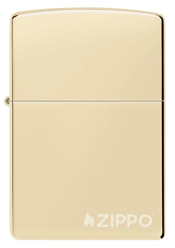 Image of Zippo Classic Champagne Logo Pocket Lighter
