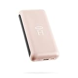 HALO RapidPack Portable Power Bank Pocket Cell Phone Charger, USB-C, USB-A for iPhone, Samsung Galaxy and More, Sand/20K mAh