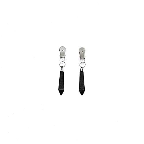 Rimba Bondage Play Pinces Ă seins avec poids pour femme Noir One Size