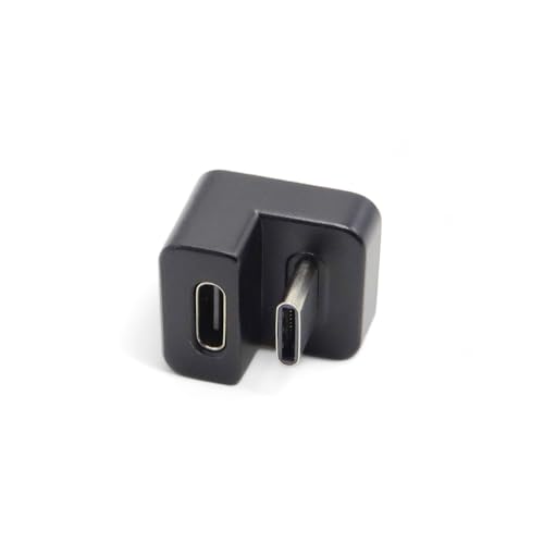 Image of Kado 180 USB Type-C to USB Type-C 3.1 Gen 2 10Gbps 60W Charging Adapter | U Shaped USB-C to USB-C Extender Converter for Portable Monitor, Mobile, Laptop, Phone, Tablet, Switch and Steam Deck