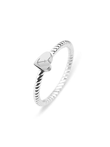 PAUL HEWITT Damen Edelstahl Ring Anchor Love - Damenring Edelstahl, Ring für Damen in Silber mit Anker-Schmuck (Silber) Cover
