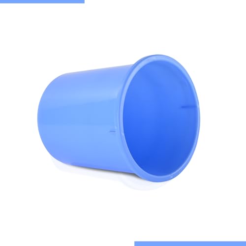 Image of Heart Home Pack of 2 Open-Top 5 Liters Dustbin for Bedroom, Bathroom & Kitchen | Durable & Portable Garbage Bin for Daily Household Use | Dustbin for Office /Small Spaces | Blue