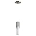 Oxygen Lighting Oxygen 3-668-124 Contemporary Modern LED Pendant from Ellipse Collection in Pewter, Silver Finish, Satin Nickel