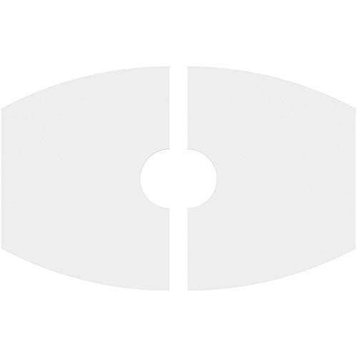 Ekena Millwork CMP40X26KY2-07000 Kailey Architectural Grade PVC Contemporary, Two Piece Urethane Ceiling Medallions 40"W x 26 5/8"H x 7"ID x 21 1/2"C x 1"P by Ekena Millwork - Image 4
