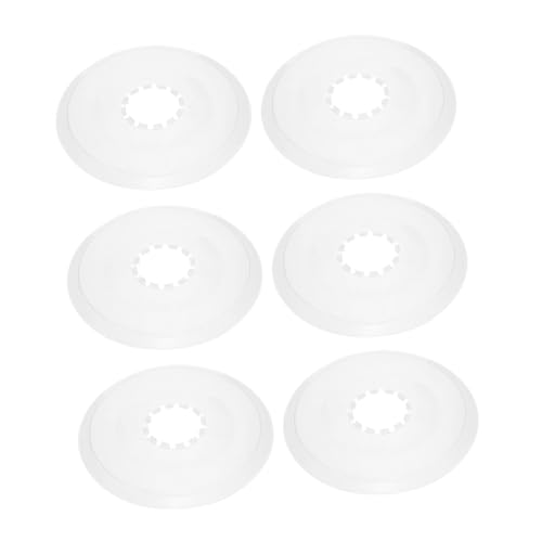 GALPADA 6Pcs Transparent Bike Flywheel Guard Set Sprocket Protector for Mountain Road and Folding Travel Bikes Full Coverage Easy Installation
