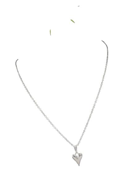Thin Link Heart Shaped Pendant Necklace Chain For Women and Girls-image-25