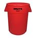Rubbermaid FG264360RED Container Brute 44Gal With Handle Red 4/Ca
